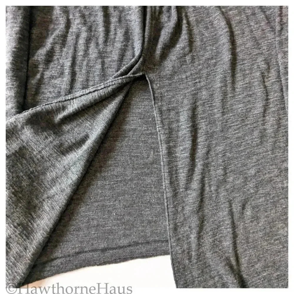 FREE PEOPLE We The Free Oversized Cowl Neck Sweater Tunic Top Size M Marled Grey - Picture 6 of 8